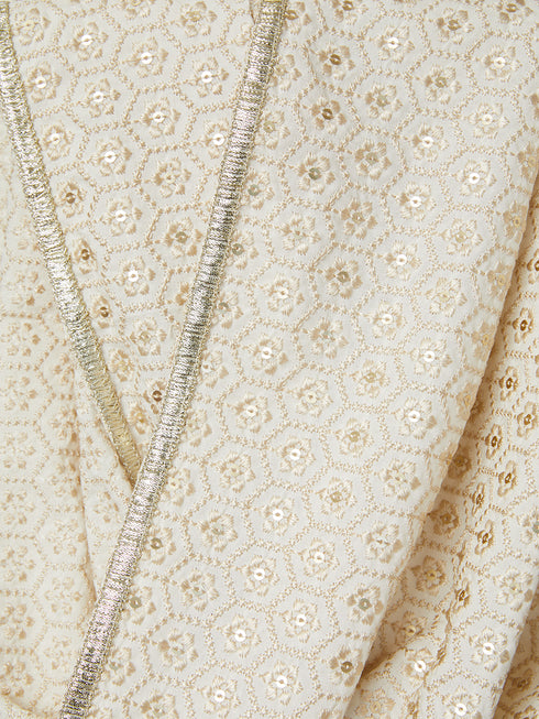 Men's Off White - Dupatta