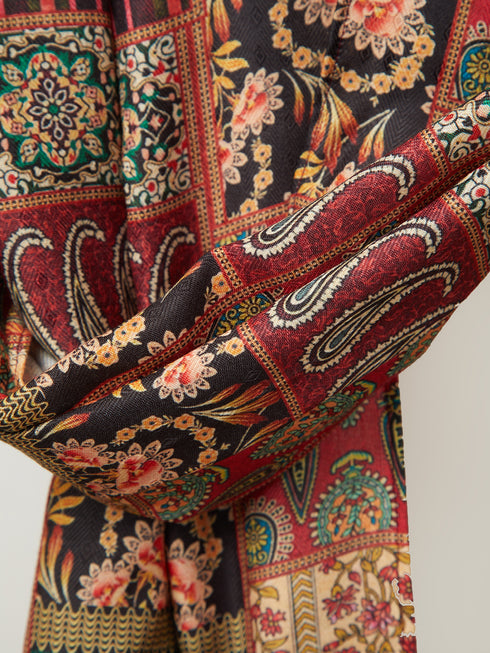 Men's Maroon - Dupatta