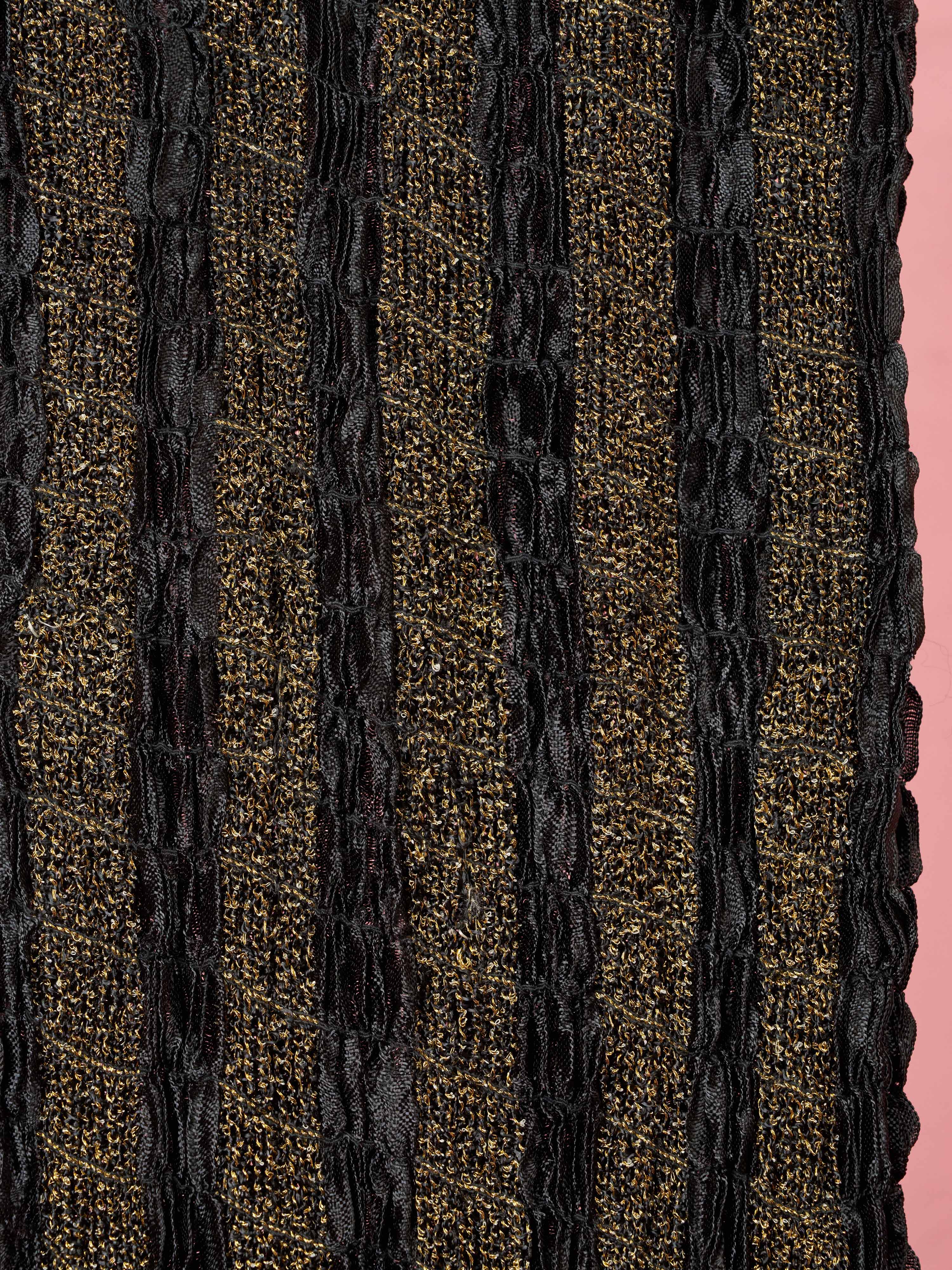 Elegant Black Crushed Dupatta