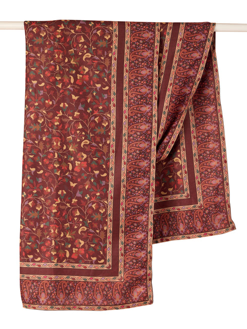 Men's Brown Digital Print Dupatta