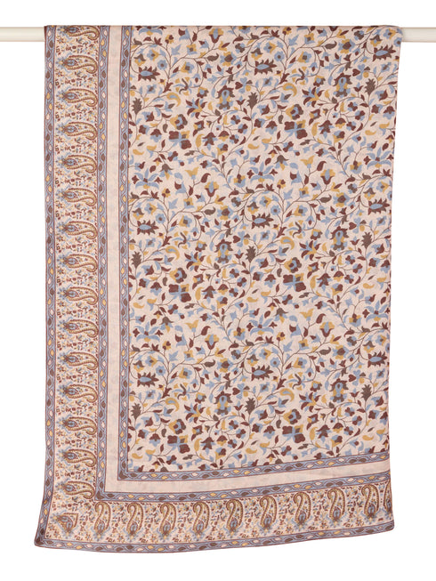 Men's Cream Digital Print Dupatta