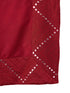 Men's Maroon Viscose Mirror Work Dupatta