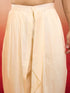 Men's Cream Viscose Dhoti Pants