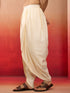 Men's Cream Viscose Dhoti Pants