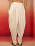 Men's Cream Viscose Dhoti Pants