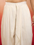 Men's White Viscose Dhoti Pants