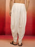 Men's White Viscose Dhoti Pants