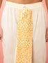 Men's Cream Viscose Dhoti Screen Print Ethnic