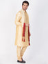 Men's Beige Viscose Dupatta Only