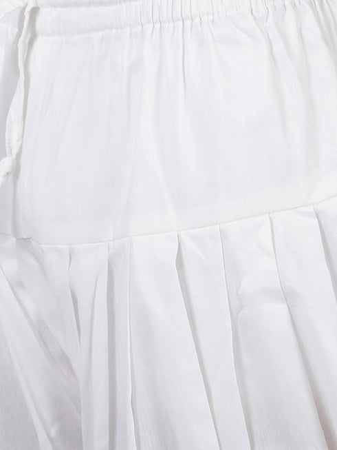 VASTRAMAY Men's Black Silk Blend Sherwani Set