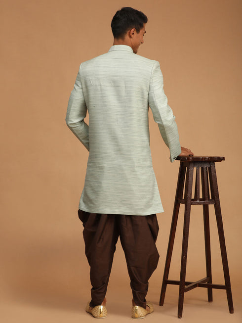 Men's Mint Green Sherwani Set