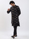 Men's Black Viscose Sherwani Set