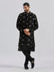 Men's Black Viscose Sherwani Set