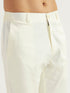 Men's Cream Viscose Sherwani Set