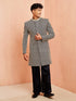 Men's Black Indo-Western & Pant Set