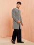 Men's Black Indo-Western & Pant Set