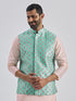 Men's Mint Green - Nehru Jacket