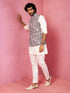Men's Grey Nehru Jacket Set