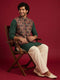 Men Black Silk Blend Nehru Jacket and Kurta with Pyjama Navratri, Diwali, Party, Wedding, Festive Ethnic Wear