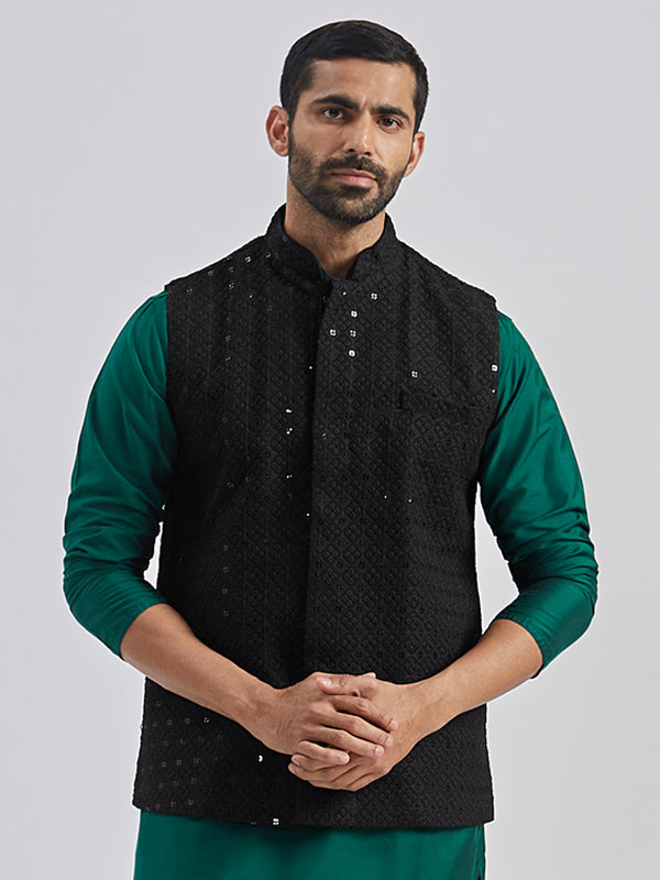 Men's Black - Nehru Jacket