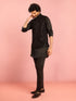 Men's Black 3-Piece Nehru Jacket Kurta Pant Set