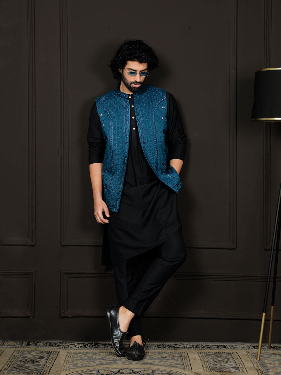 Men's Silk Blend Nehru Jacket