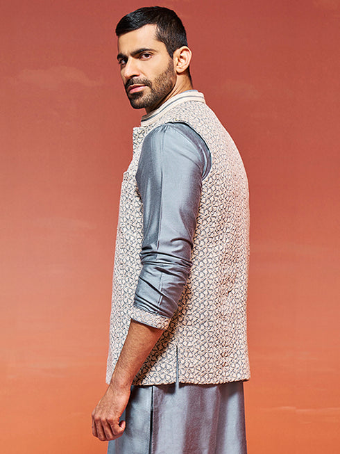 Men's Grey - Nehru Jacket