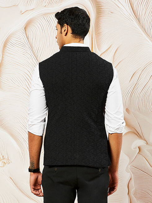 Men's Black - Nehru Jacket