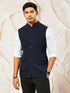 Men's Navy Blue - Nehru Jacket