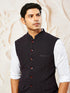 Men's Wine - Nehru Jacket