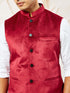 Men's Maroon - Nehru Jacket