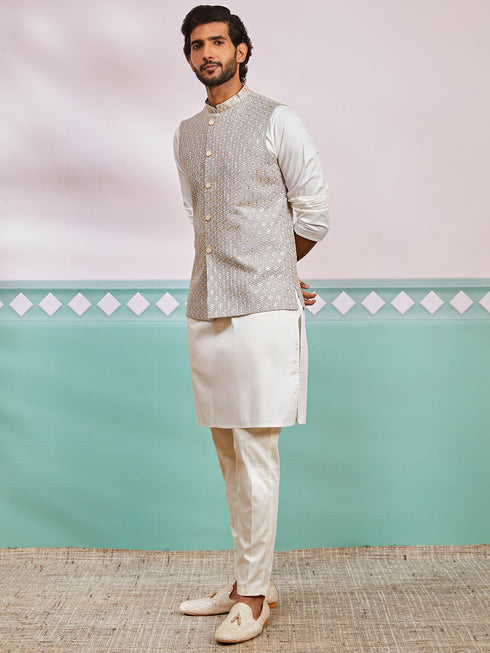 Men's Gray - Nehru Jacket Only