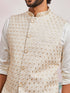 Men's Off White - Nehru Jacket
