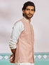 Men's Peach - Nehru Jacket