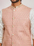 Men's Peach - Nehru Jacket