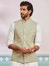 Men's Pista Green - Nehru Jacket