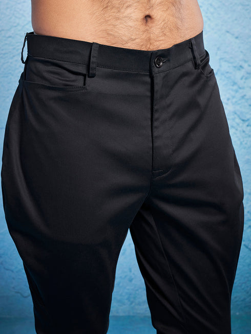 Men's Black Schiffli Jodhpuri