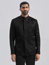 Men's Black Silk Blend Jodhpuri