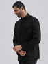 Men's Black Silk Blend Jodhpuri