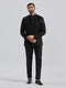 Men's Black Silk Blend Jodhpuri Pyjama Set
