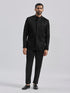 Men's Black Silk Blend Jodhpuri Pyjama Set