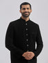 Men's Black - Jodhpuri Pyjama Set