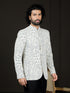 Men's Velvet Embroidered Sequined Bandhgala Jodhpuri