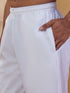Men's Pink Cotton-Blend Embroidered Thigh Length Kurta With Pyjama