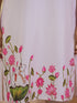 Men's Light Pink Viscose Printed Thigh Length Kurta With Pyjama