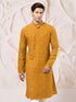 Men Mustard Rayon Kurta Diwali, Navratri, Festive, Wedding, Party Ethnic Wear