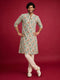 Men Cream Cotton Kurta with Pyjama Festive, Diwali Ethnic Wear