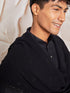 Men's Black Viscose Kurta,Patiala And Dupatta Set.