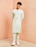 Men's Mint Green Viscose Kurta with Mint Green Pant Set