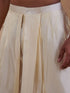 Men's Beige Viscose Embroidered Thigh Length Kurta With Dhoti